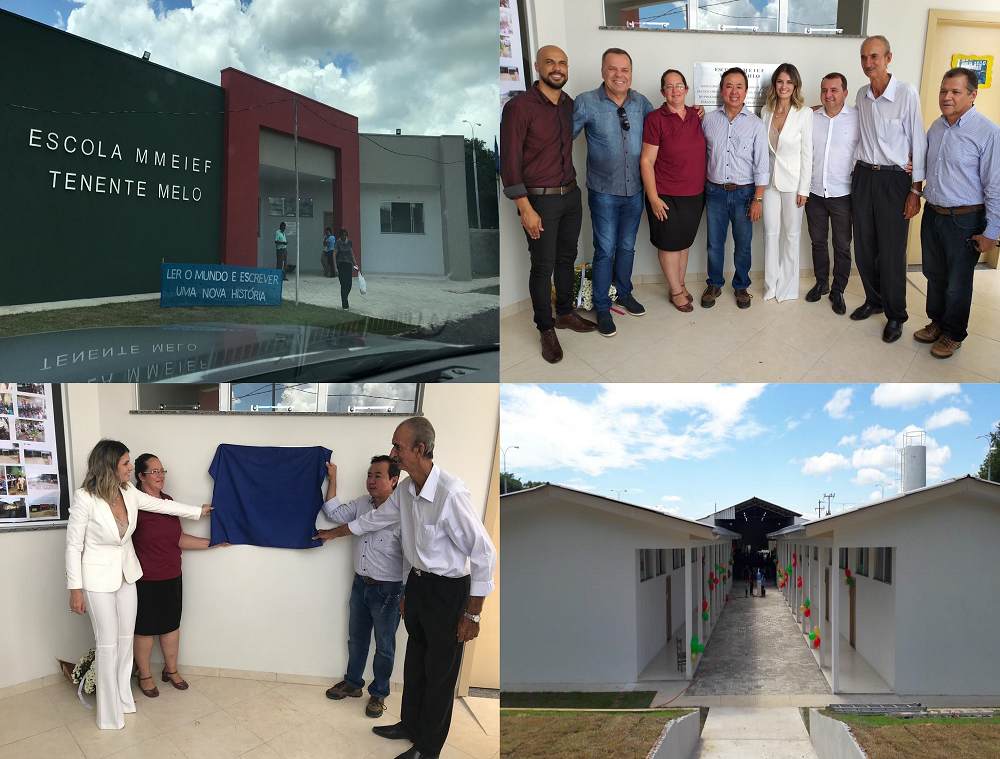 Inauguração Escola Vilhena