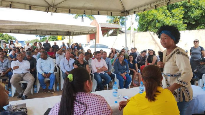 Deputada Silvia Crisitina inauguação do Conselho Tutelar de Pimenteiras (1)