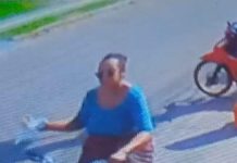 Assista: mulher é flagrada furtando bicicleta em Vilhena
