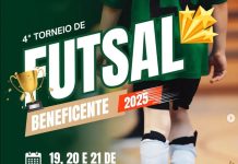 Inscrições abertas para a 4ª edição do Torneio de Futsal Beneficente