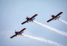 Show aéreo: Esquadrilha Fox se apresenta em Vilhena no dia 18 de outubro