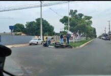 Melvin Jones registra colisão entre motocicletas