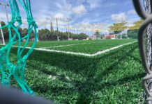 Construção de quadras esportivas em três bairros de Vilhena entra na reta final