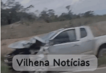 Motorista atinge traseira de caminhão e fica ferido em acidente na BR 435; VÍDEO