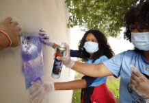 Escola Livre de Arte e Cultura Diversidade Amazônica capacita estudantes com oficina de grafite em RO