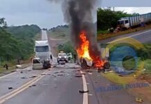 Assista: grave acidente na BR-364 envolve três veículos