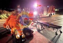 Motociclista fica em estado gravíssimo após acidente com carreta na BR-364, em Vilhena