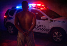 Dupla é conduzida à delegacia após Polícia Militar apreender drogas em Vilhena