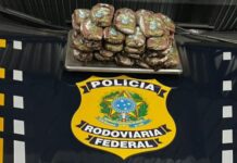 PRF em Rondônia apreende quase 4 kg de entorpecente em Pimenta Bueno