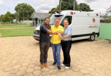 Prefeita e vereador agradecem deputado Luizinho Goebel por ambulância de R$ 315 mil para Pimenteiras do Oeste