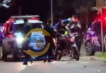 Motociclista tenta escapar da Polícia Militar em alta velocidade, sofre queda e acaba preso em Vilhena