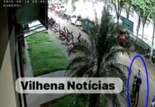 Câmeras registram furto de bicicleta elétrica no Jardim Eldorado, em Vilhena