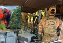 Operação da PF e Ibama destrói dragas usadas no garimpo ilegal no rio Madeira durante feriado