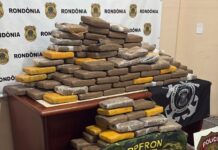 Forças de segurança apreendem mais de 300 quilos de drogas em embarcação no rio Madeira