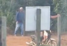 Criminosos invadem sítio, quebram porteiras e furtam palanques na zona rural de Vilhena