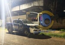 Menor armado com faca é baleado durante tentativa de furto em Vilhena