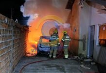Vilhena: carro e bicicletas são destruídos por incêndio criminoso após invasão de residência
