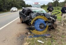 URGENTE: Colisão frontal na BR-364 mata uma pessoa e deixa três feridos entre Vilhena e Chupinguaia