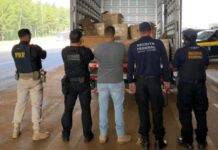 PRF, Receita Federal e DENARC apreendem cerca de 600 quilos de cocaína durante operação na BR-364 em Vilhena