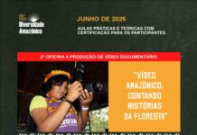 Escola Livre de Arte e Cultura Diversidade Amazônica promove oficina gratuita de vídeo documentário em aldeia indígena de Vilhena