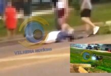 Atropelamento na BR-364 em Vilhena deixa mulher em estado grave