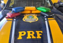 PRF apreende mais de 8 kg de entorpecentes em Vilhena