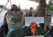 PF e IBAMA destroem 29 dragas e motores durante operação contra garimpo ilegal no Rio Madeira