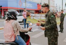 Prefeitura realiza pit stop educativo para conscientizar população sobre prevenção às queimadas em Vilhena