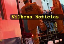 Homem de 46 anos é socorrido em estado grave após sofrer convulsões e apresentar hemorragia em Vilhena