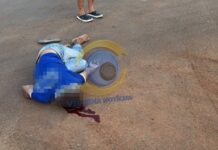 Colisão entre motocicleta e bicicleta deixa ciclista ferido em Vilhena