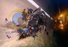 Professora morre após grave acidente entre motocicleta e camionete na BR-174