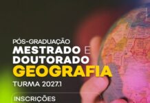 UNIR abre seleção para mestrado e doutorado em Geografia