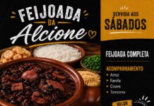 Garanta sua feijoada completa na Alcione Marmitaria e ganhe um doce de banana caseiro
