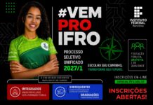 IFRO oferta 1.306 vagas em cursos de graduação