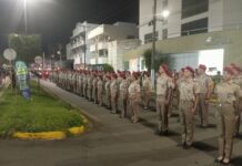 Desfile de 7 de Setembro reúne grande público na avenida Major Amarante, em Vilhena