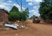 Semosp inicia limpeza de ruas não pavimentadas nos setores 17 e 19