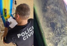 Perícia Papiloscópica da Polícia Civil identifica três suspeitos de envolvimento em carga de 300 kg de drogas apreendida pelo DENARC