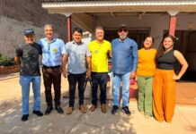 Luizinho Goebel fortalece mobilização do 22 em Corumbiara ao lado de lideranças estaduais e municipais